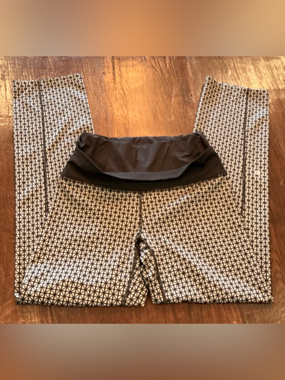 Lululemon Straight-Up Tri Geo Yoga Pants Estimated Size 10